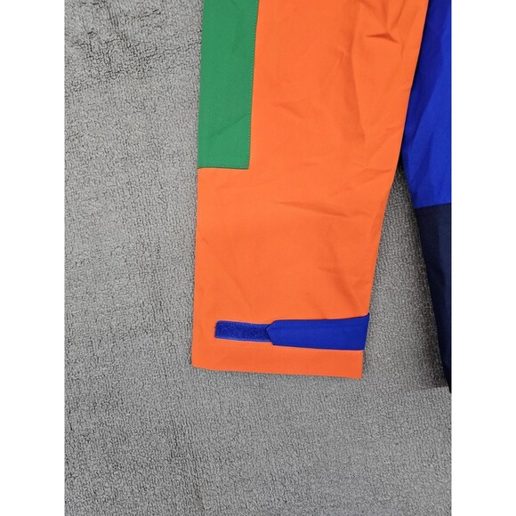 Polo Ralph Lauren Colorblock Water-Resistant Hooded Jacket L Blue Multi - Picture 7 of 12
